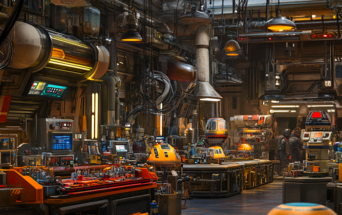 Droid Depot entrance at Galaxy's Edge