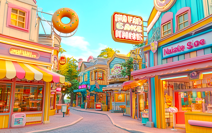 Springfield USA at Universal Studios Hollywood