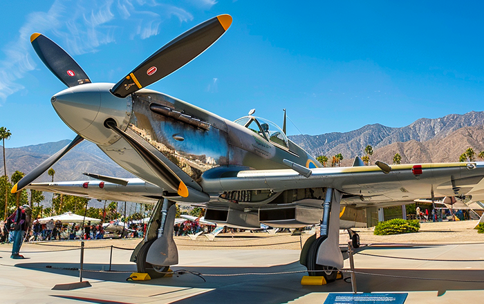 Palm Springs Air Museum aircraft display