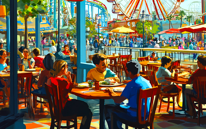 Lamplight Lounge at Pixar Pier