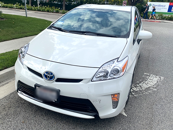 ロサンゼルス生活を支えた愛車です。