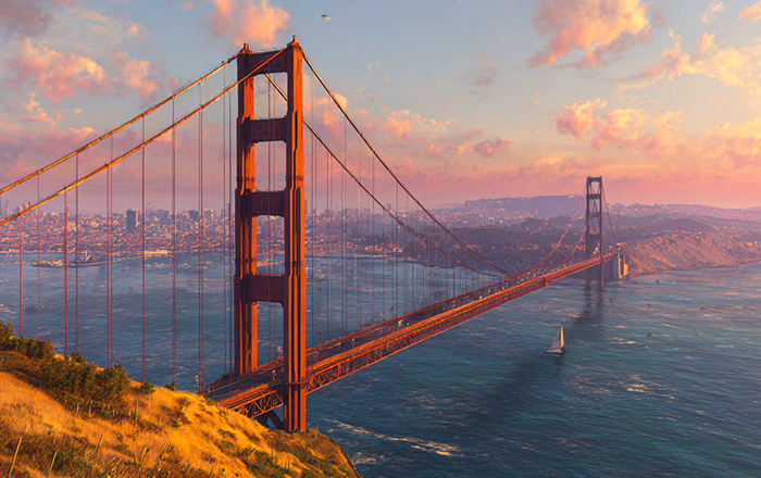 サンフランシスコ観光：ゴールデンゲートブリッジ（Golden Gate